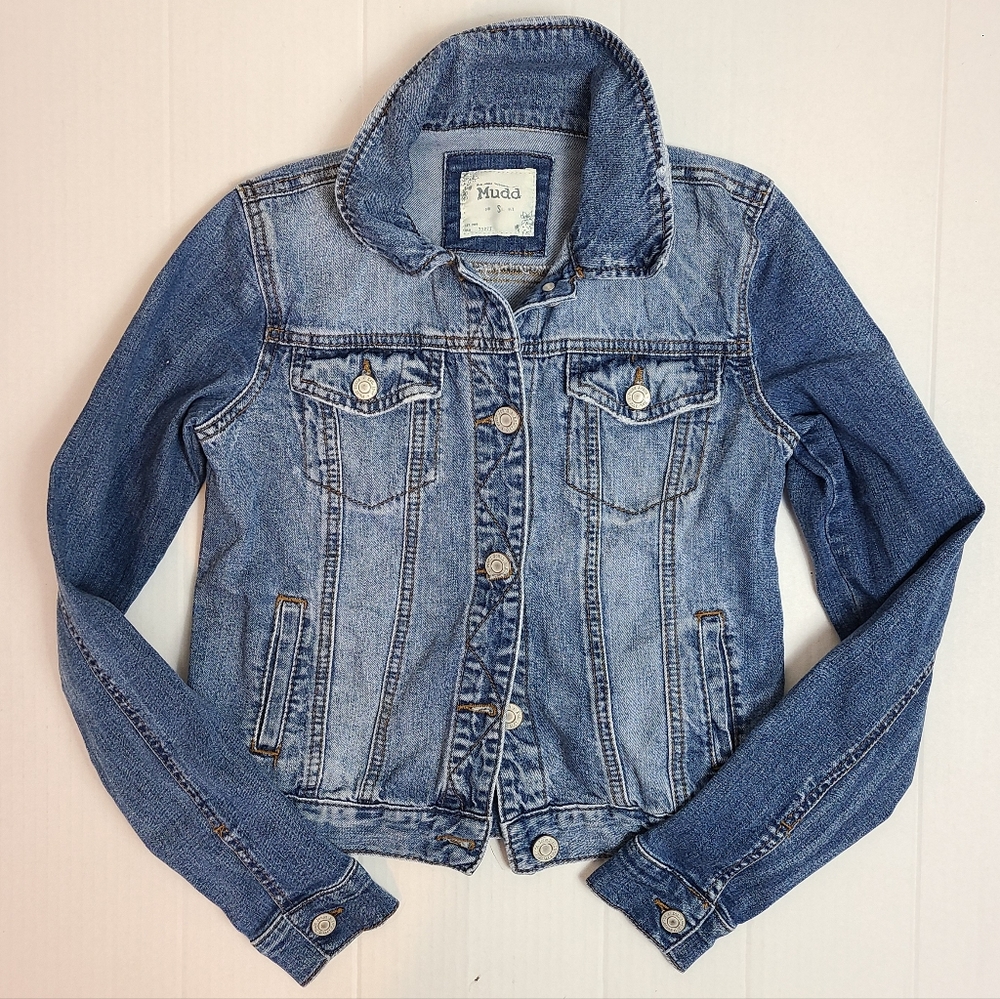 Mudd Button Front Denim Jacket - image 8